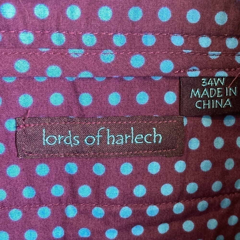 Lords Of Harlech NWT Edward Lux Blue Shorts 34 Academia Golf Tennis Prep Preppy - Picture 14 of 16